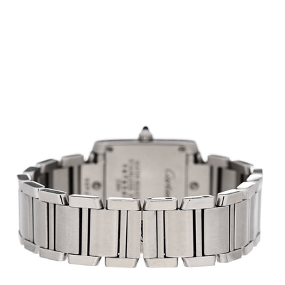 Cartier Stainless Steel 20mm Tank Francaise Quartz Watch 3 of 5