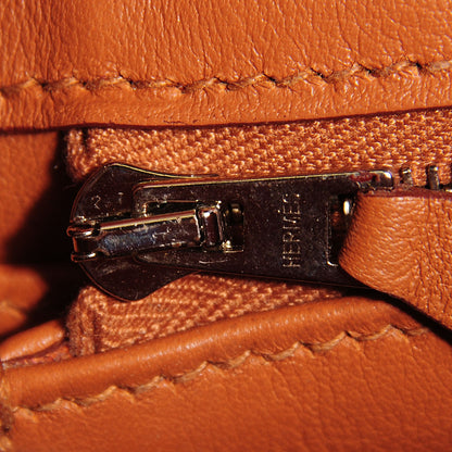 Hermes Veau Swift Mini Sac Berline Gold 9 of 14