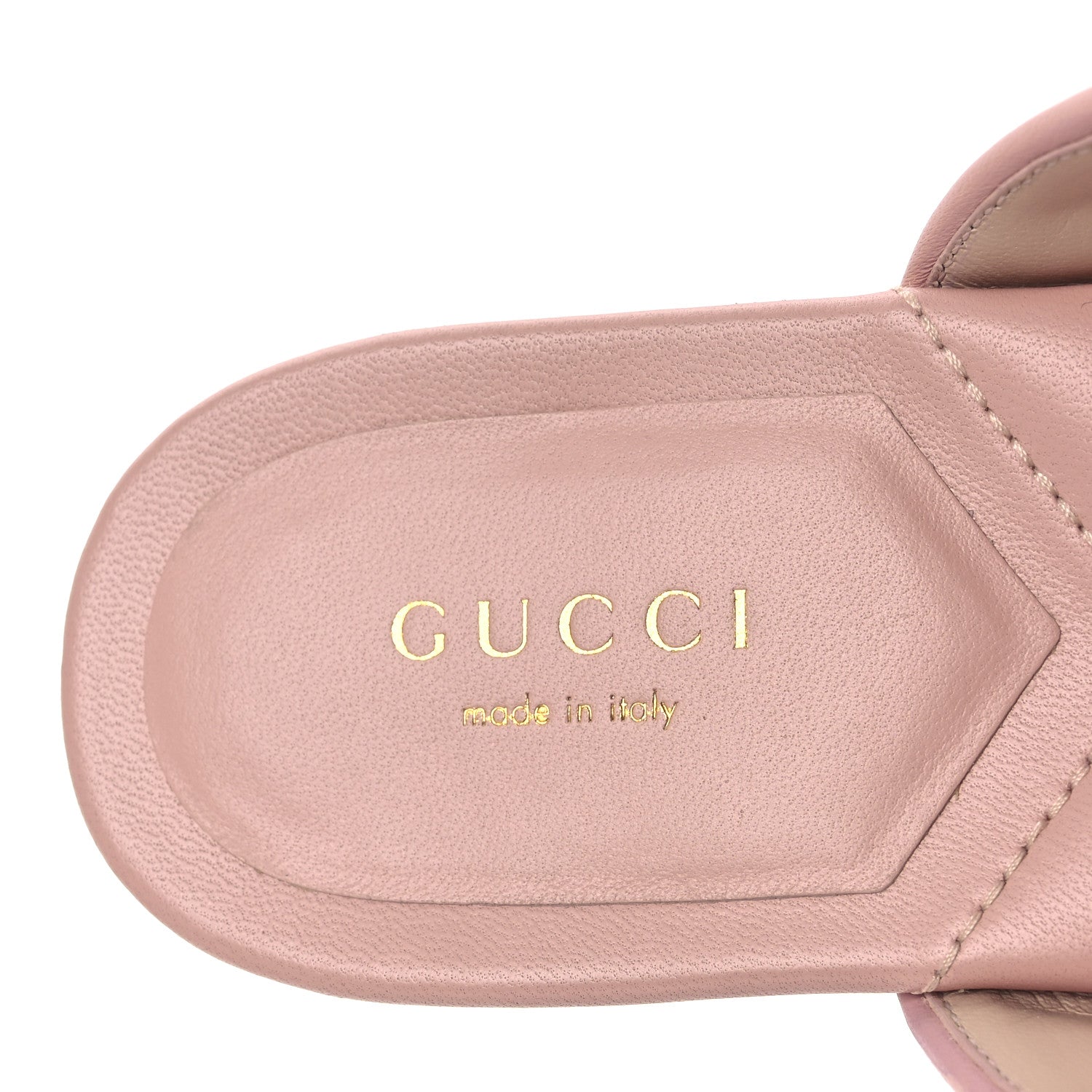 Gucci Nappa Charlotte Double G Marmont Thong Sandals 37 Perfect Pink 9 of 11