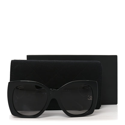 Chanel Acetate Square CC Heart Sunglasses 5519 Black 7 of 7