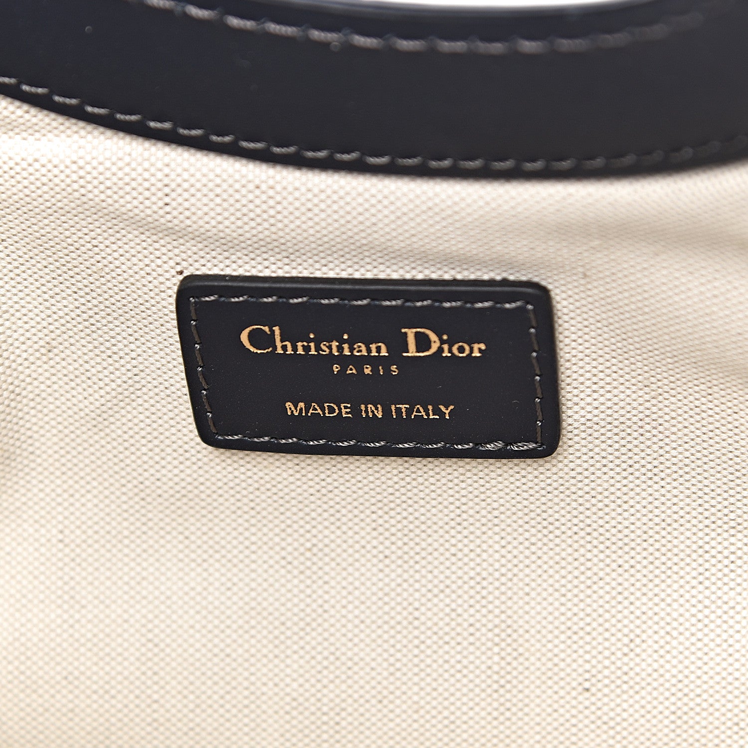 Christian Dior Oblique Fold Over Clutch Blue 8 of 12