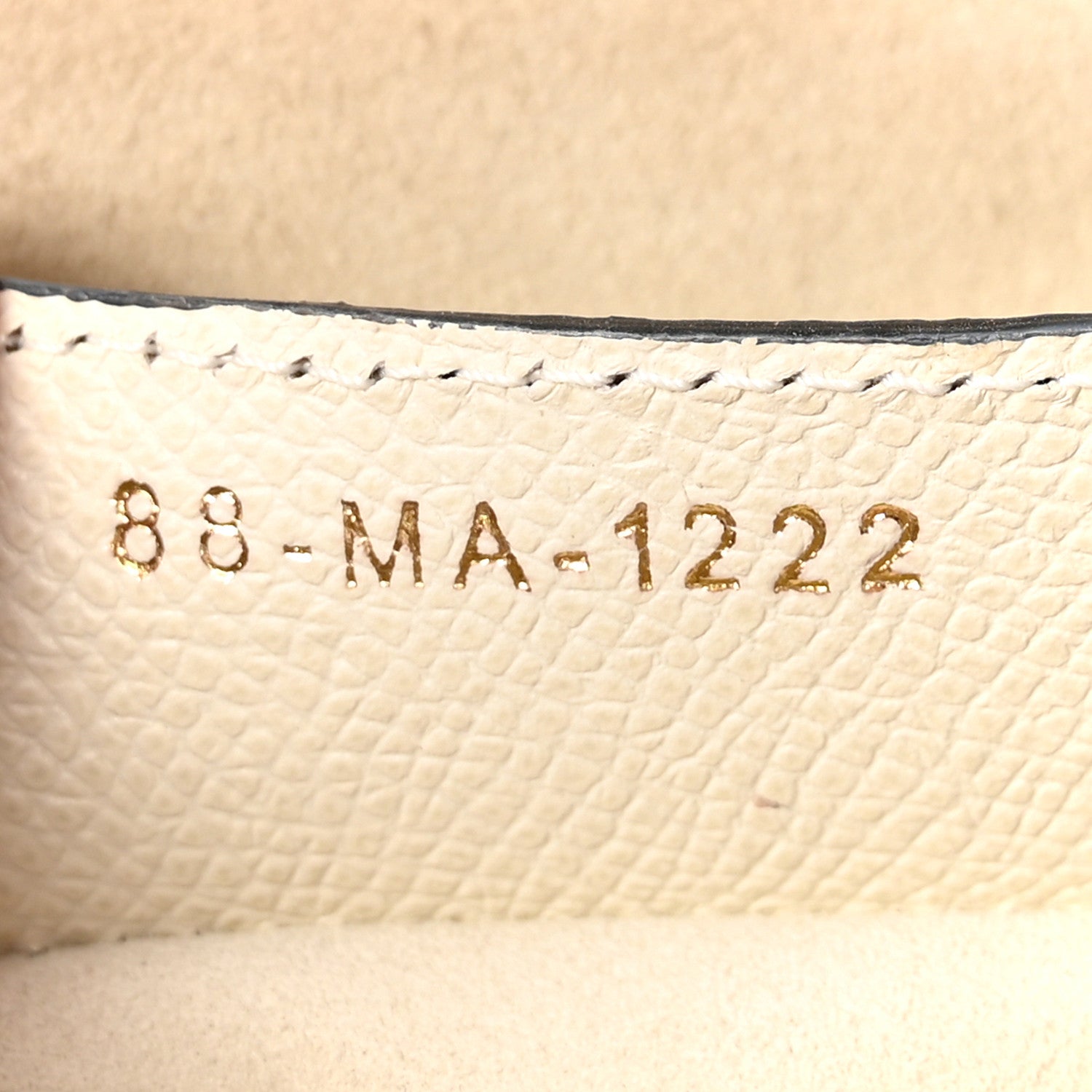 Christian Dior Grained Calfskin Saddle Bag With Strap Latte 7 of 11