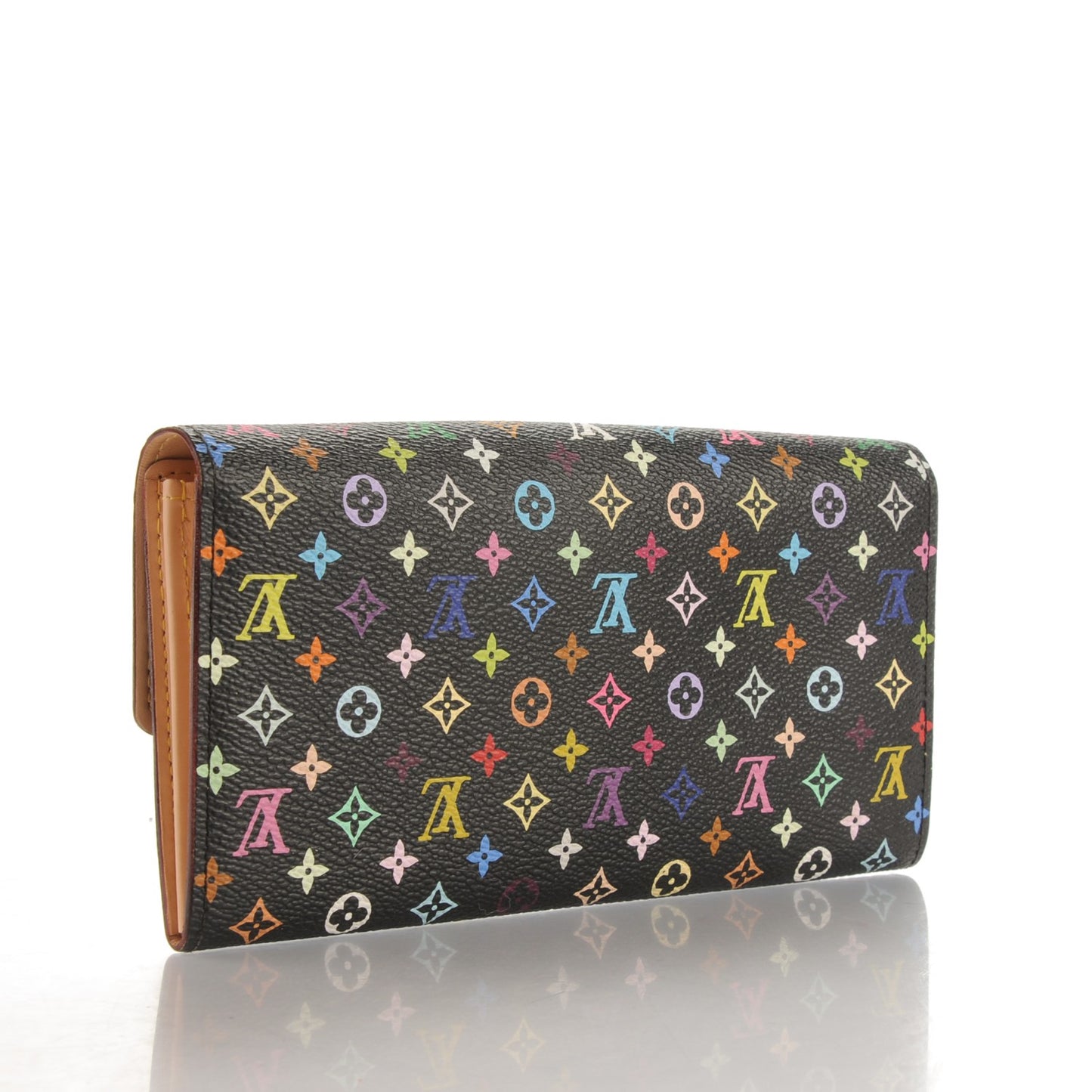 Monogram Multicolor Sarah Wallet Black