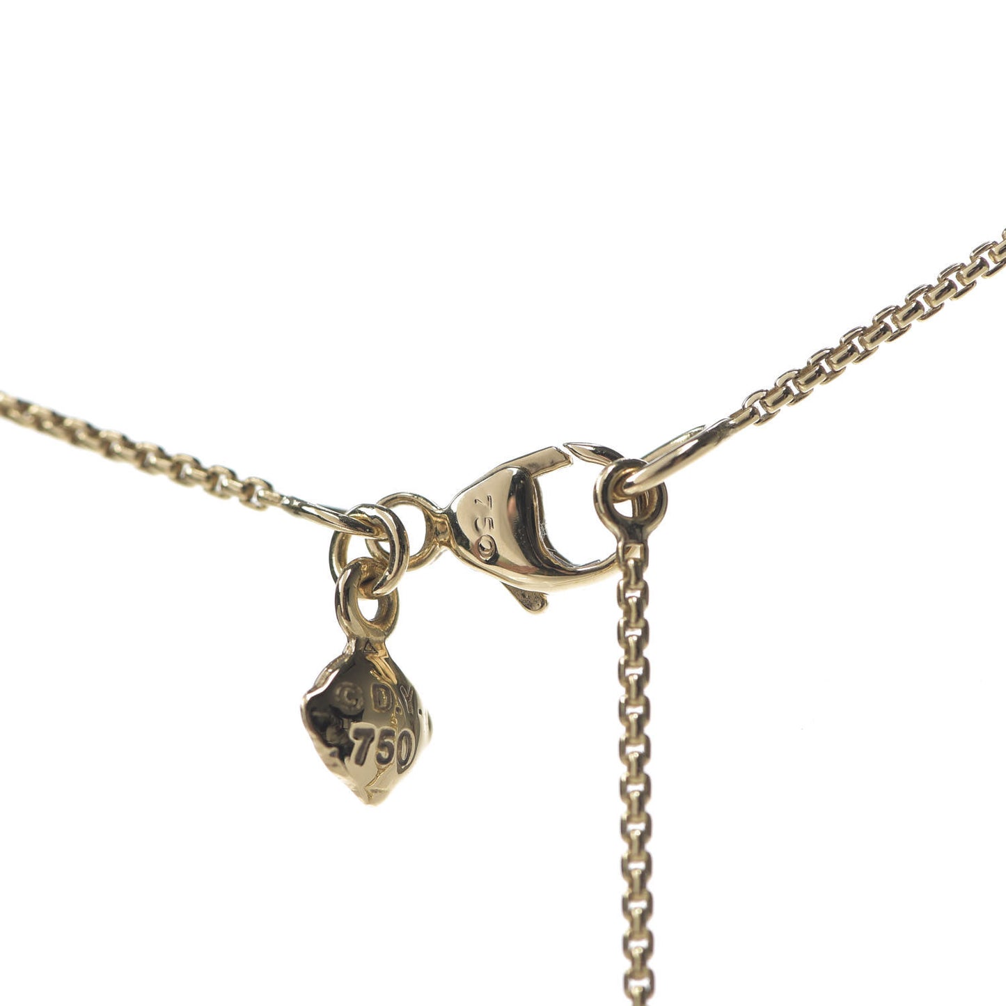 18K Yellow Gold Black Onyx Rio Rondelle Short Station Necklace