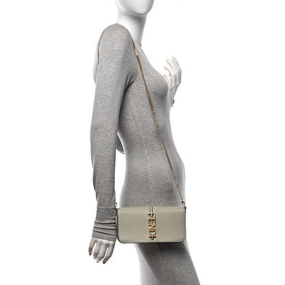 Fendi Vitello Grace Matte Fendigraphy Wallet on Chain Green Tea 2 of 10
