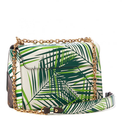 Louis Vuitton Monogram Palm Twist Shoulder Bag MM Vert White 2 of 9
