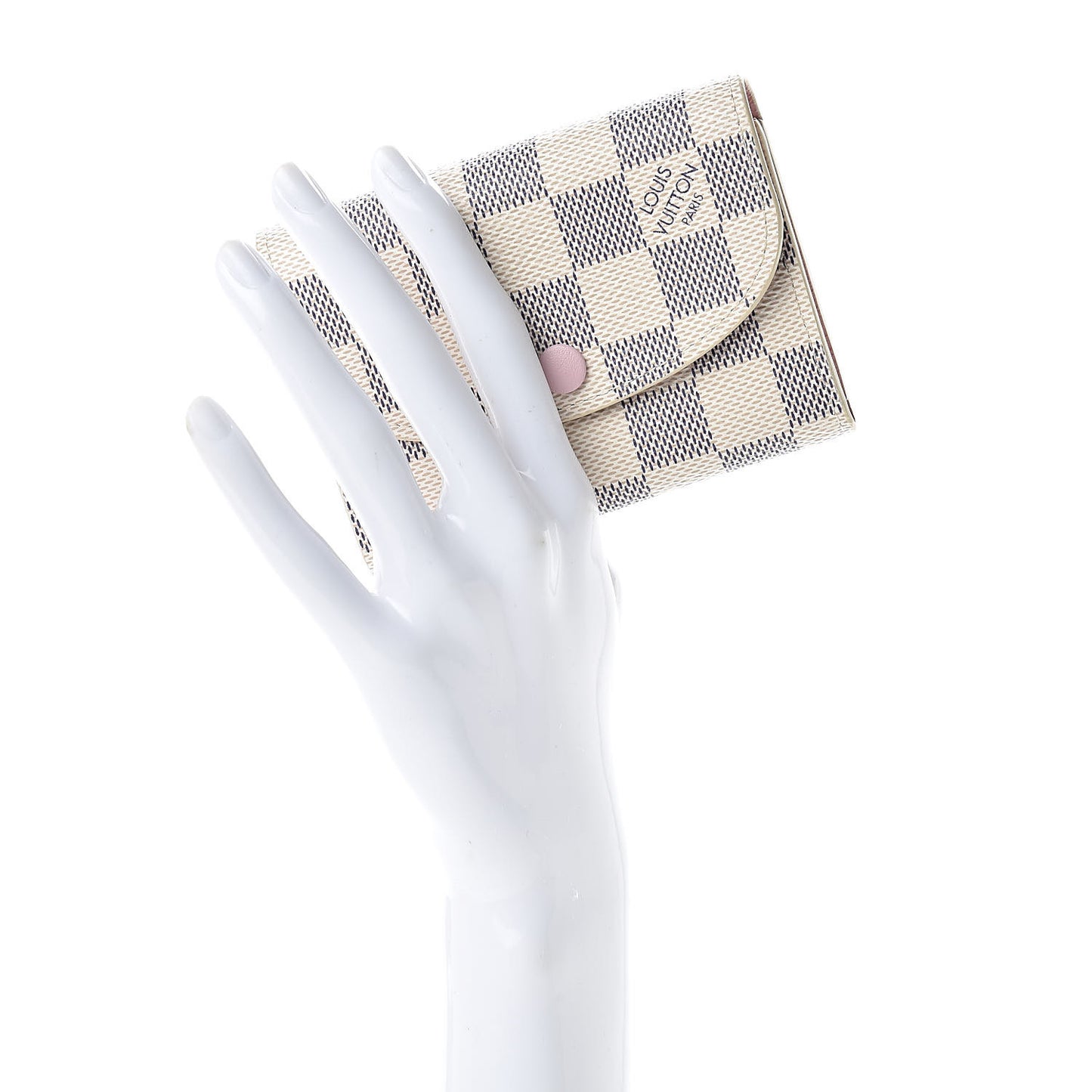 Damier Azur Rosalie Coin Purse Rose Ballerine