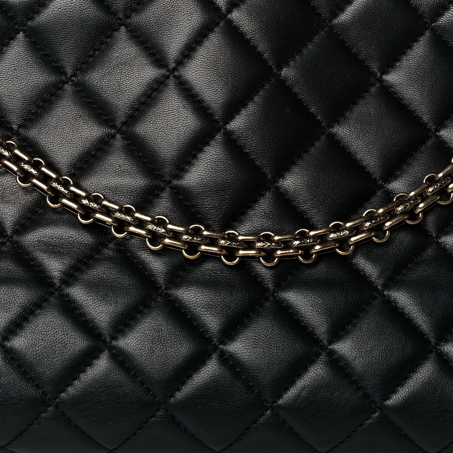 Chanel Lambskin Quilted Medium Just Mademoiselle Black 8 of 10