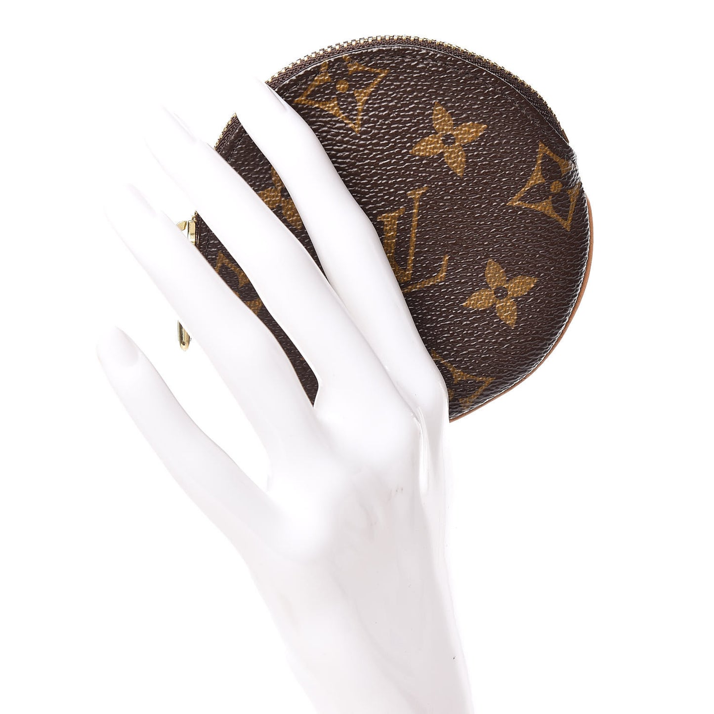 Monogram Round Coin Purse