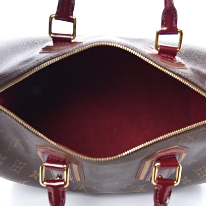Louis Vuitton Monogram Mirage Speedy 30 Bordeaux 5 of 12