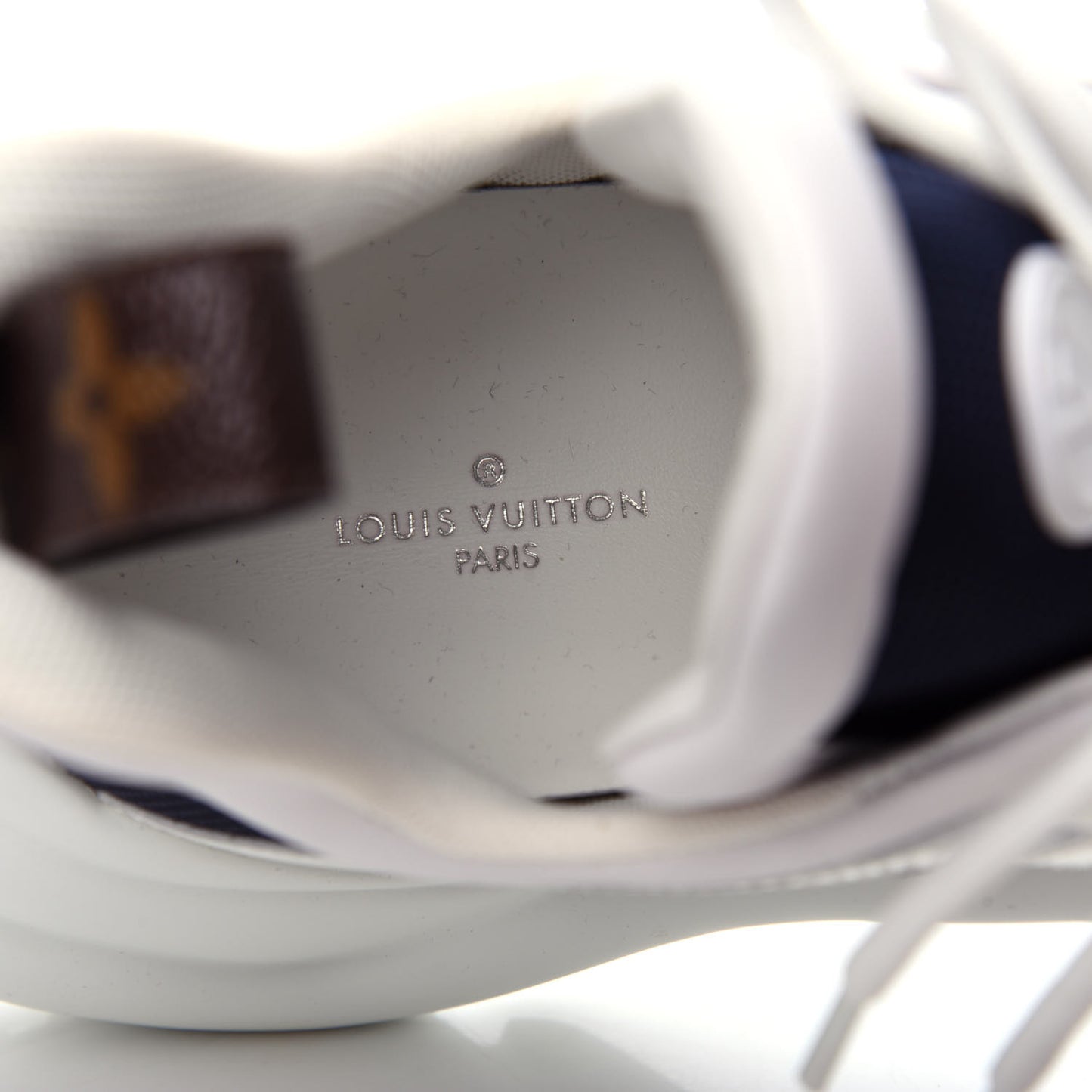 Calfskin Technical Nylon LV Archlight Sneakers 42 Marine