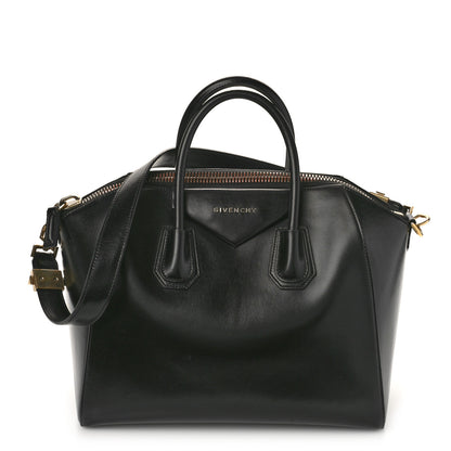 Givenchy Shiny Lord Calfskin Medium Antigona Black 1 of 12