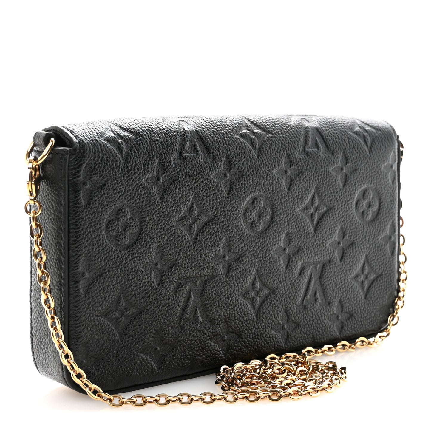 Empreinte Pochette Felicie Chain Wallet Black