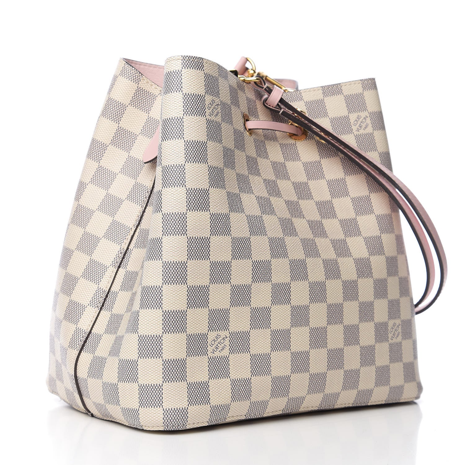 Louis Vuitton Damier Azur Neonoe MM Eau De Rose 2 of 8