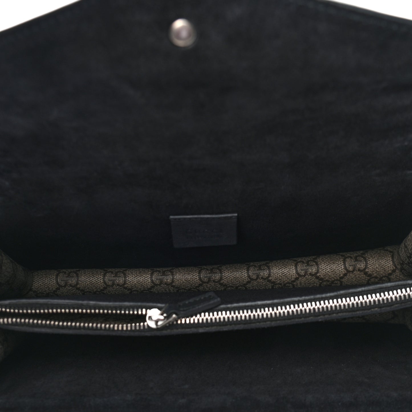 GG Supreme Monogram Small Dionysus Shoulder Bag Black