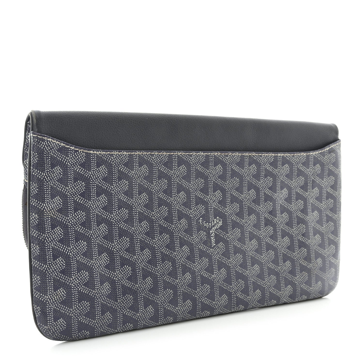 Goyard Goyardine Sainte Marie Soft Clutch Grey 3 of 13