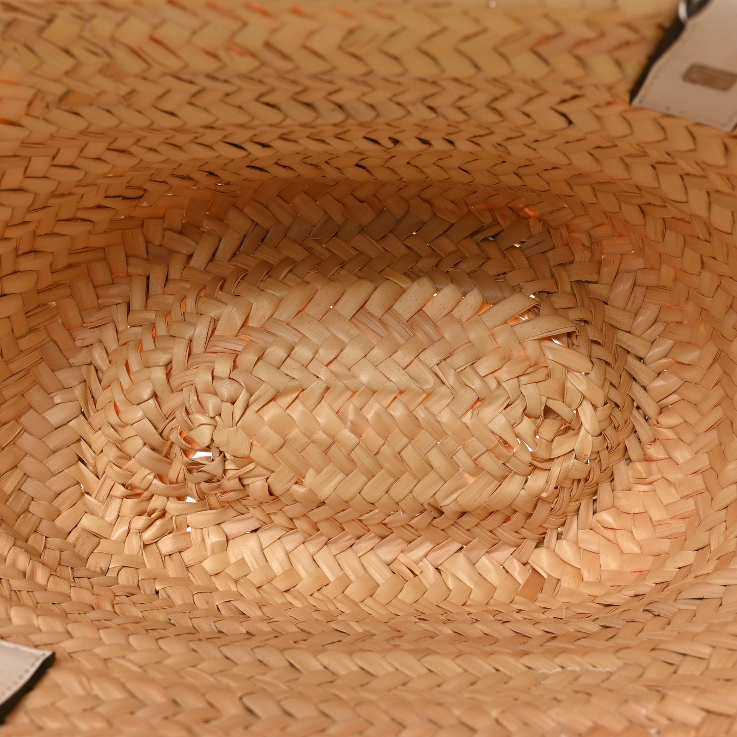 Loewe Raffia Small Basket Tote Bag Natural White 4 of 8