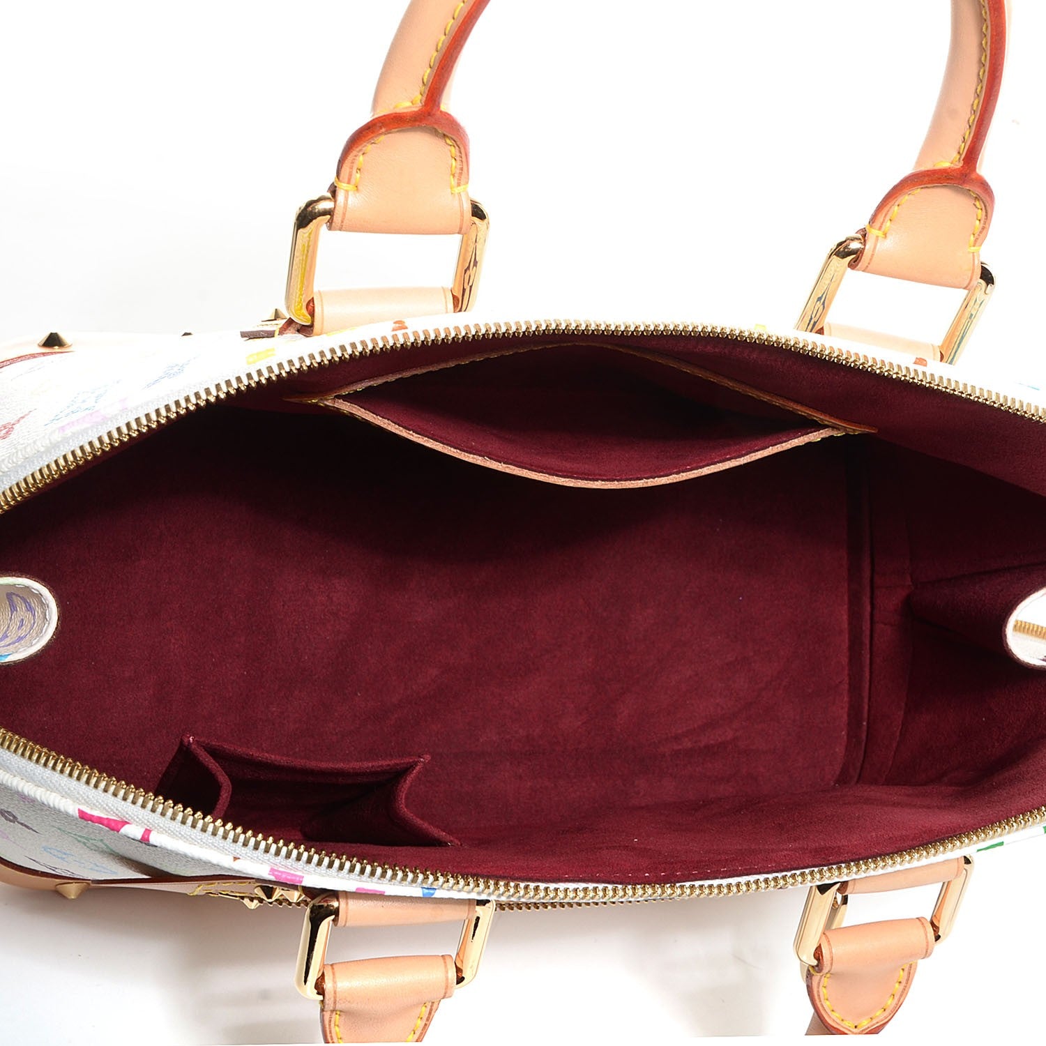 Louis Vuitton Monogram Multicolor Alma White 6 of 8