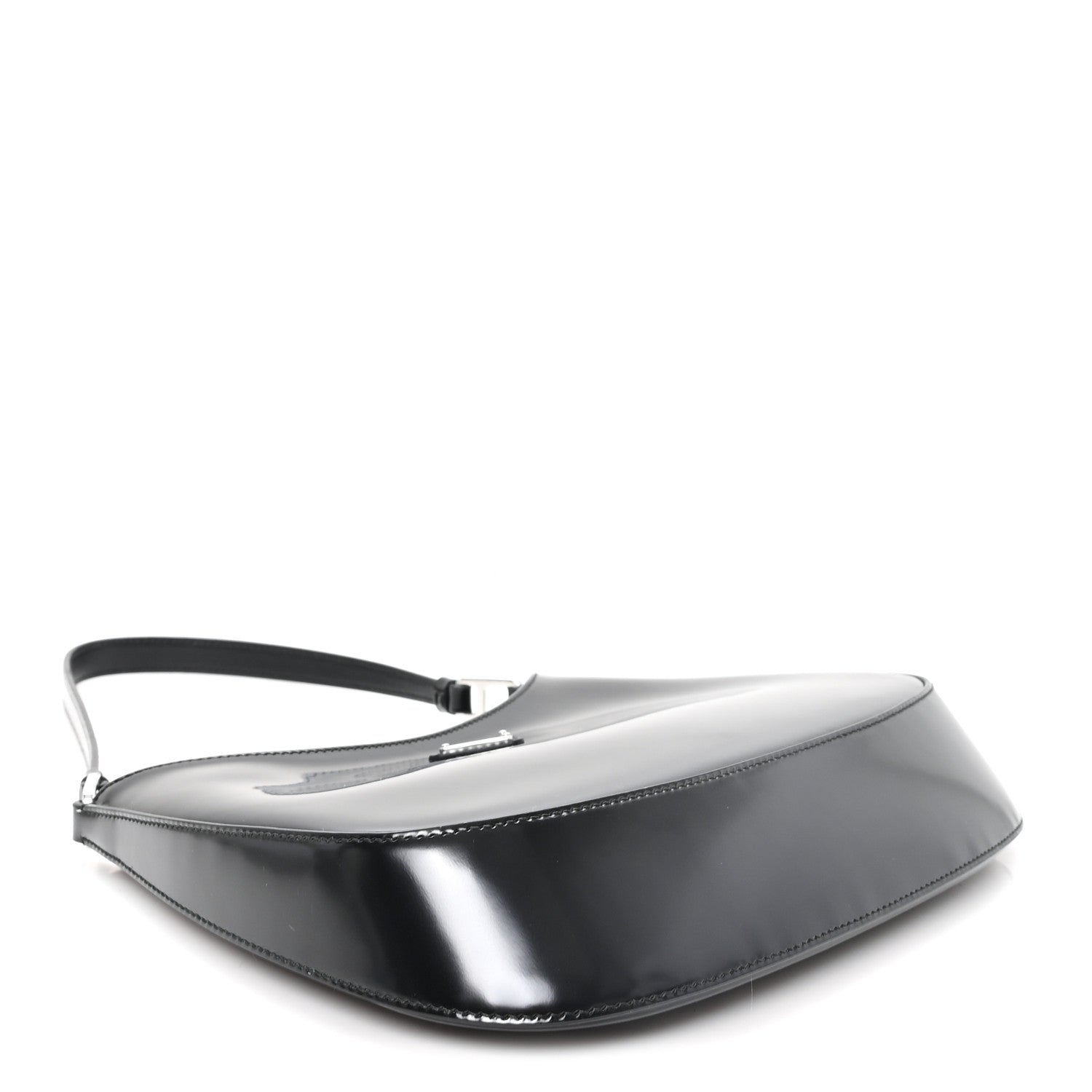Prada Spazzolato Cleo Shoulder Bag Black 1917574 – FASHIONPHILE