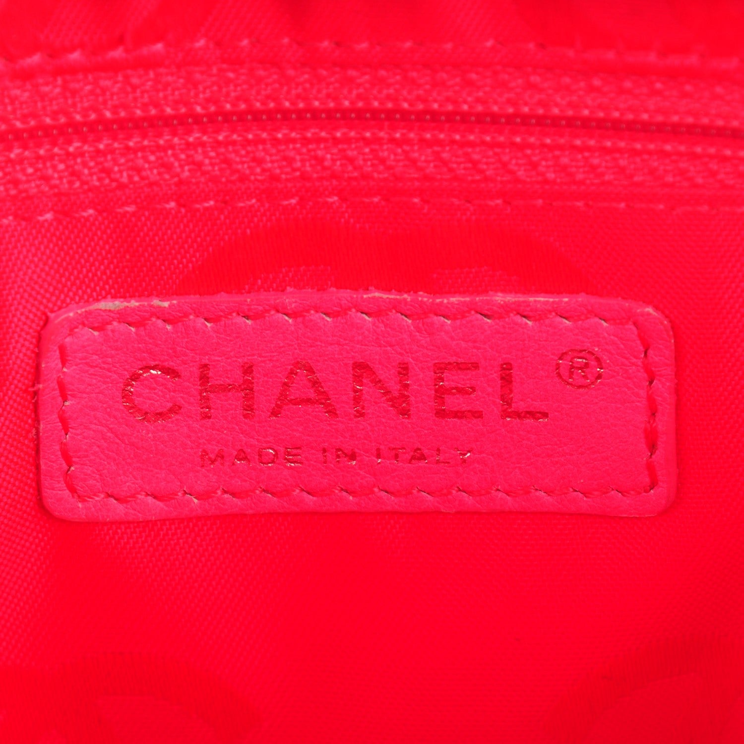 Chanel Calfskin Quilted Cambon Pochette Black White 6 of 7