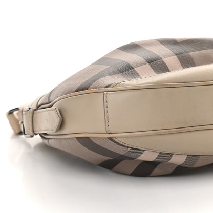 Burberry Smoked Check Brooklyn Hobo Trench 7 of 11