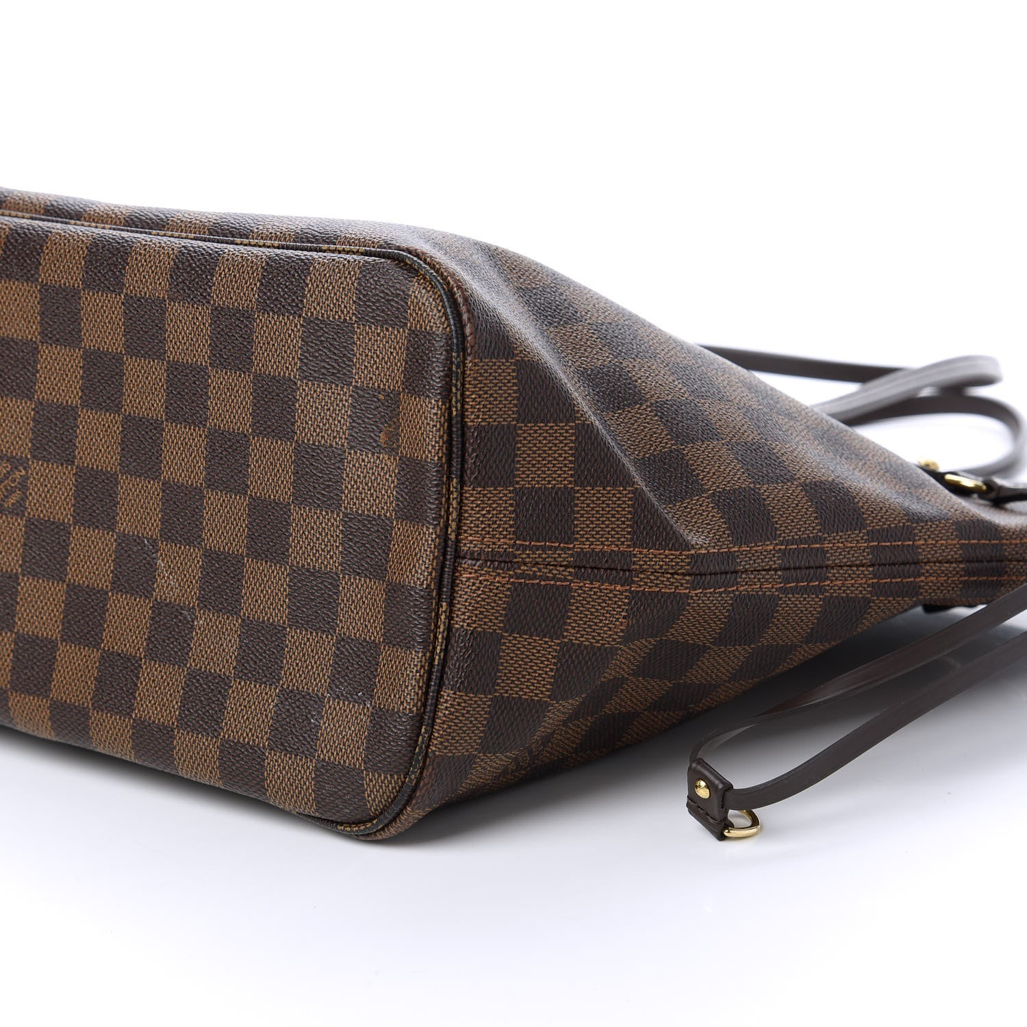 Louis Vuitton Damier Ebene Neo Neverfull MM Rose Ballerine 7 of 11