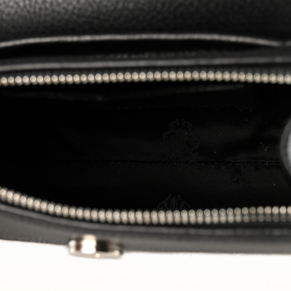 Grained Calfskin Cross Doc Adams Bag Black