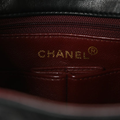 Chanel Lambskin Quilted Mini Square Flap Bag Black 13 of 18