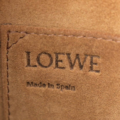 Loewe Soft Calfskin Jacquard Small Gate Crossbody Bag Sand 6 of 13