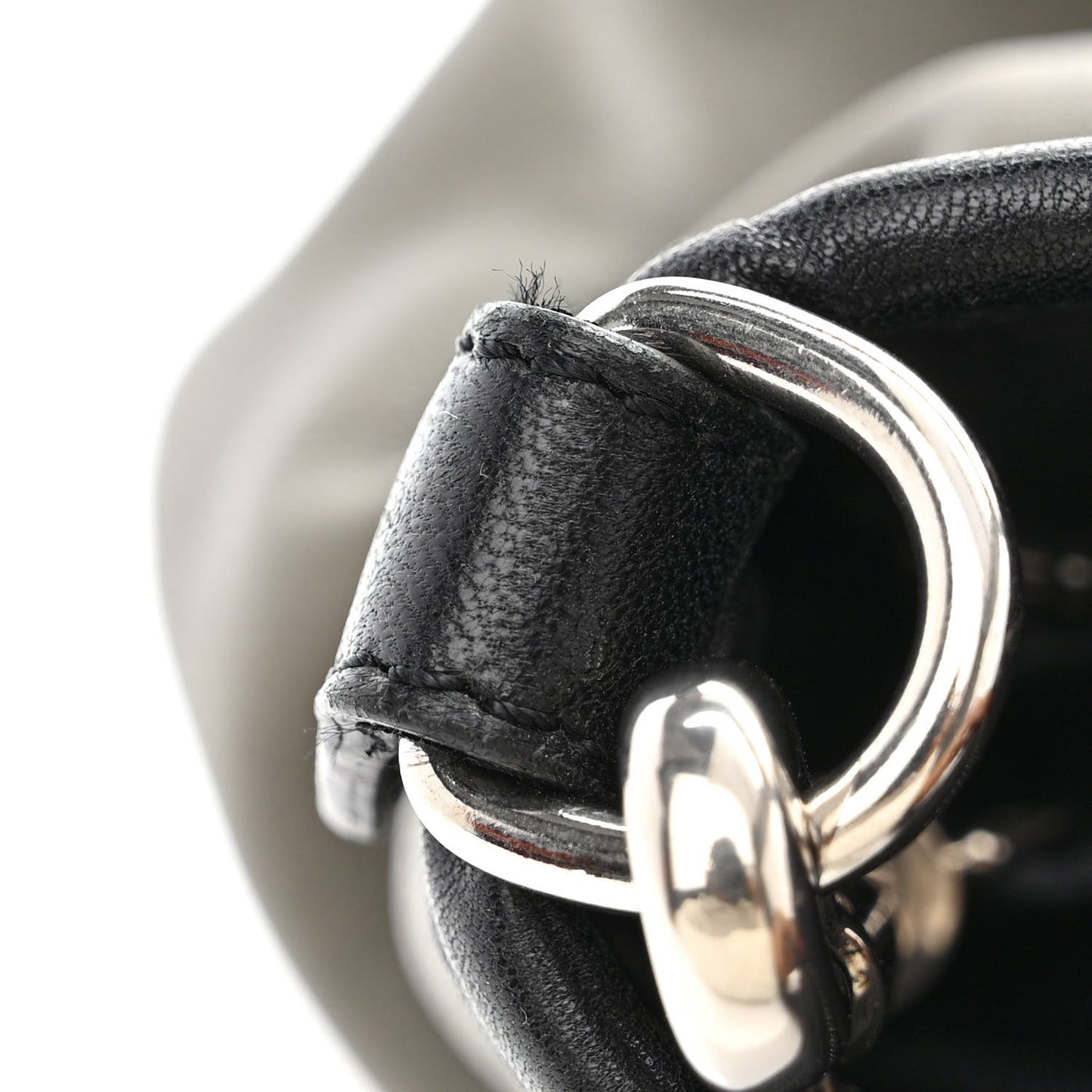 Tumbled Lambskin Ethel Satchel Black