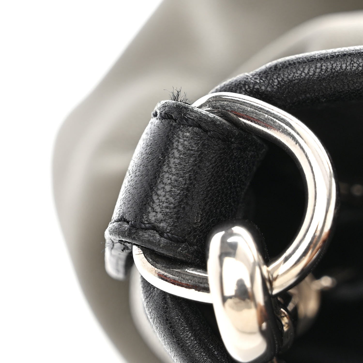 Chloe Tumbled Lambskin Ethel Satchel Black 14 of 16