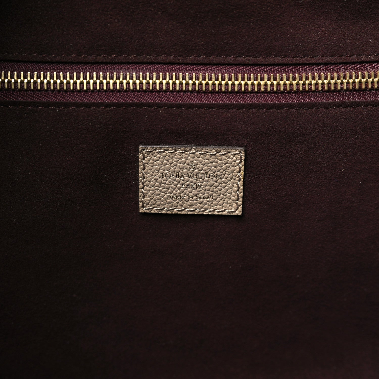 Louis Vuitton Empreinte Monogram Giant Neverfull MM Tourterelle 7 of 10