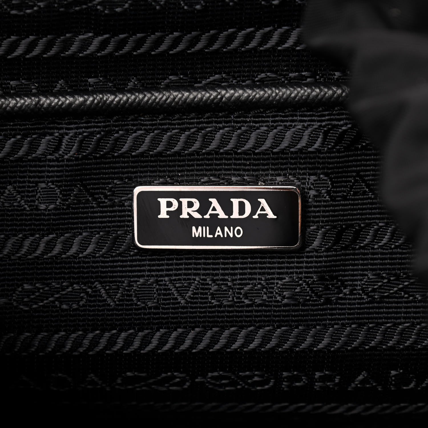 Prada Tessuto Nylon Vela Small Backpack Black 8 of 11