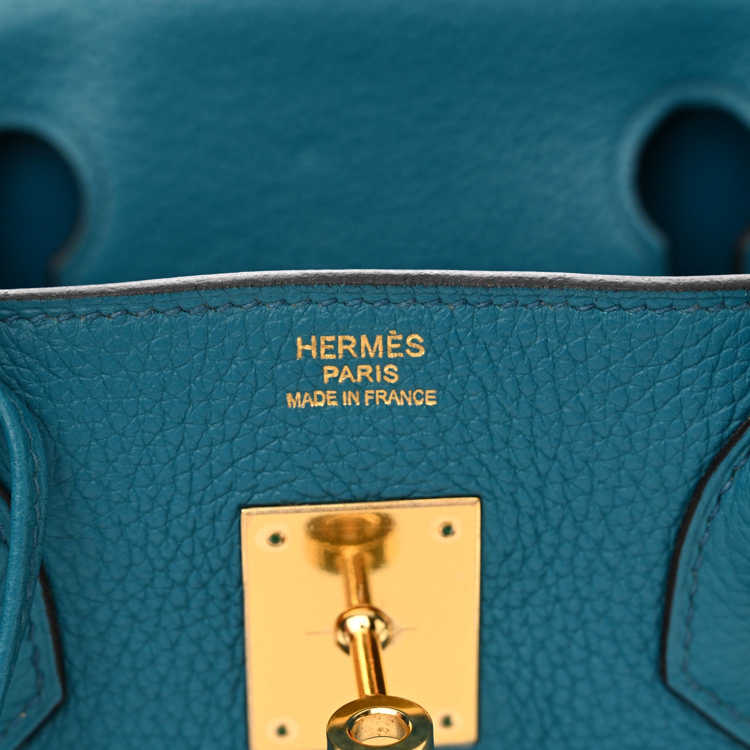 Hermes Taurillon Clemence Birkin 30 Bleu Izmir 6 of 12