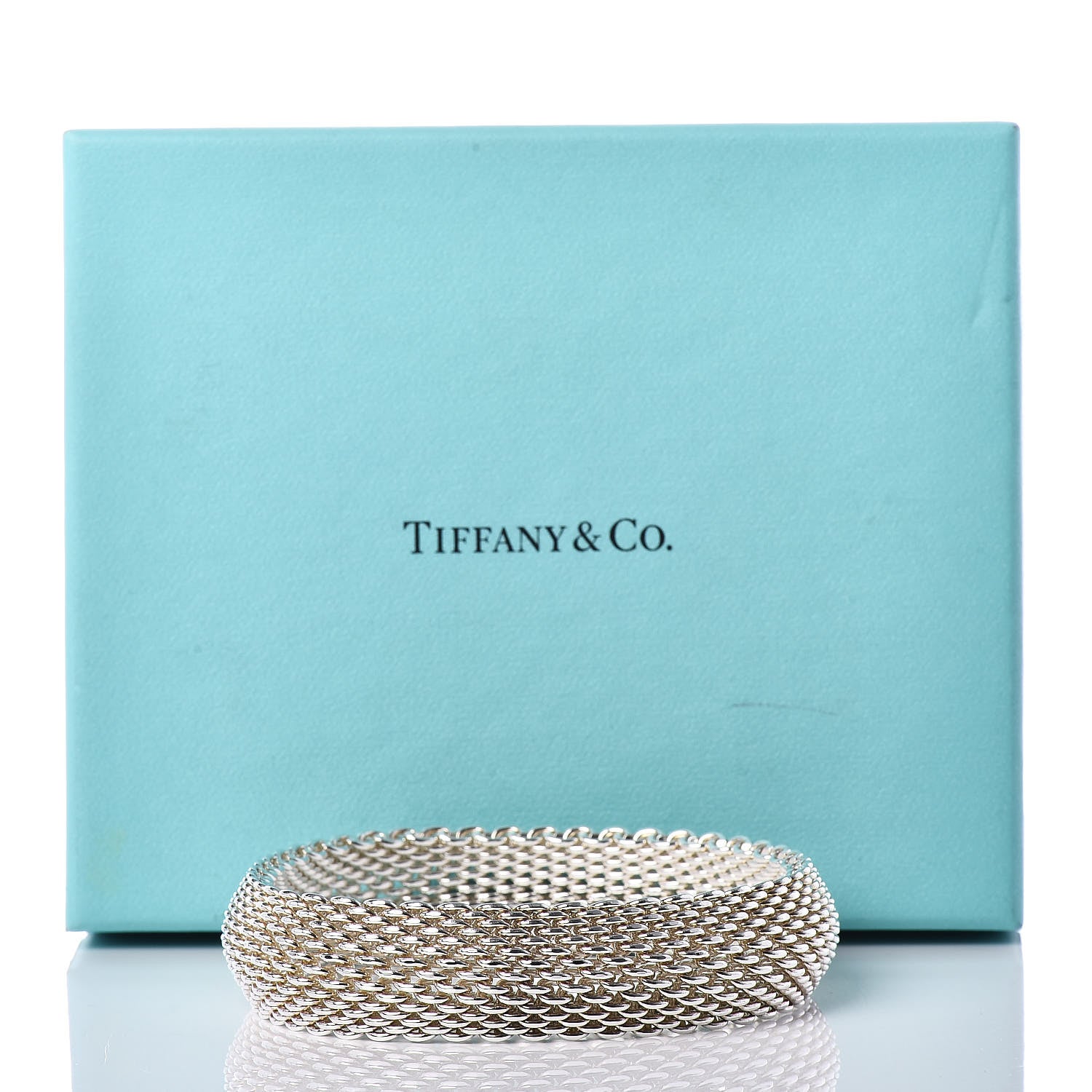 Tiffany Sterling Silver Somerset Mesh Bracelet 5 of 5