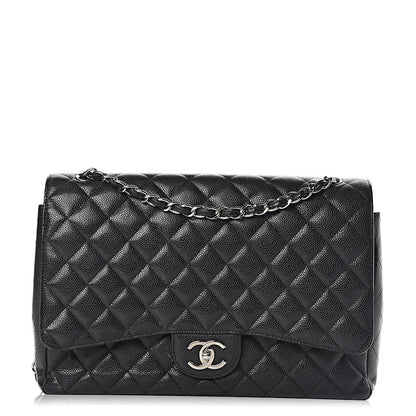 Chanel Caviar Quilted Maxi Double Flap Black 1 of 23
