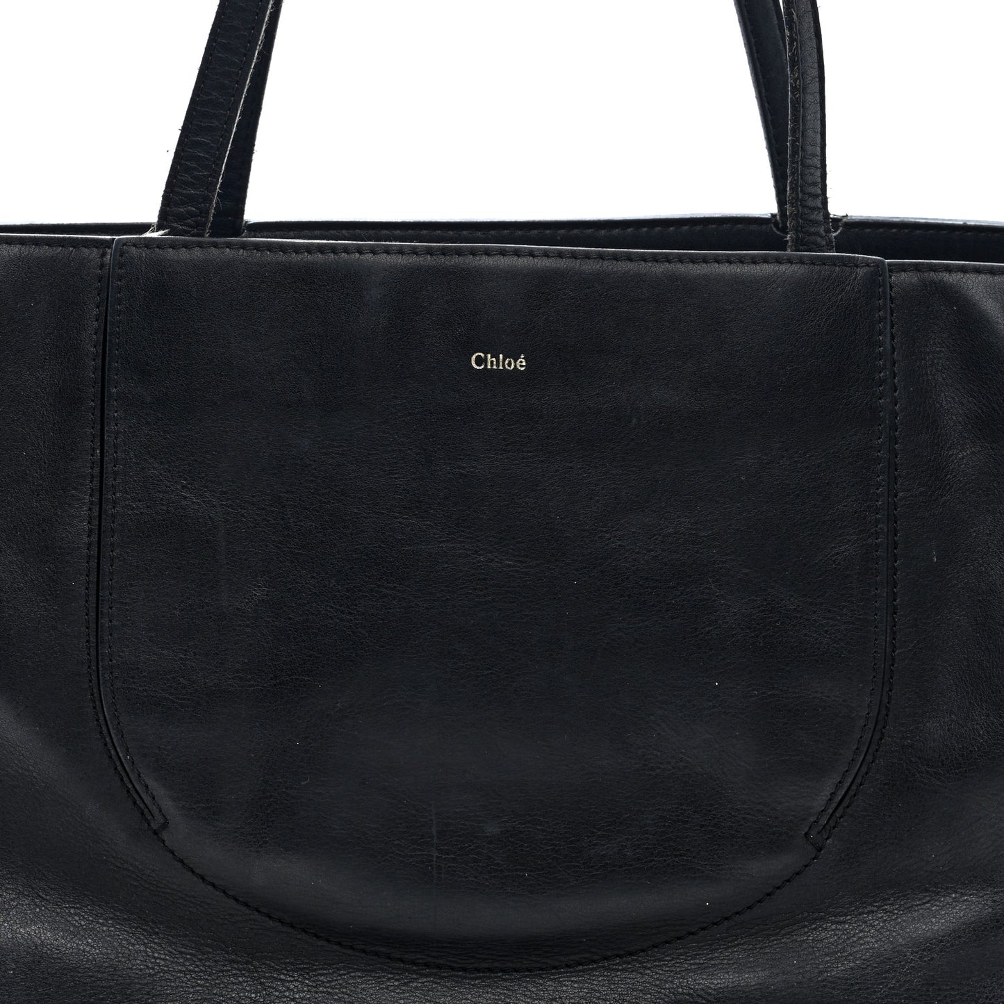 Calfskin Studded Isa Tote Black