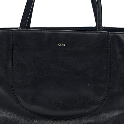 Chloe Calfskin Studded Isa Tote Black 6 of 10