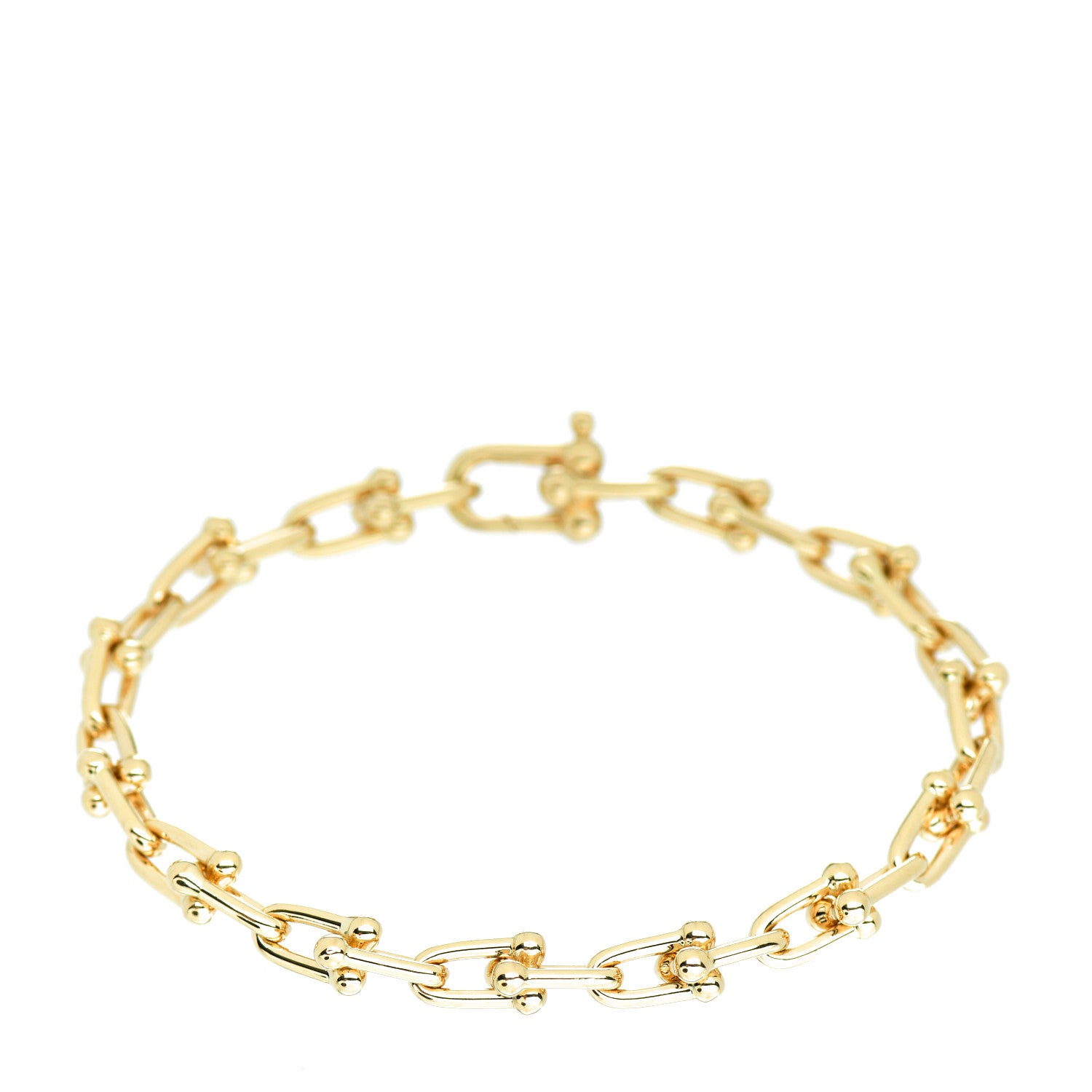 Tiffany 18K Yellow Gold Small HardWear Link Bracelet 3 of 5