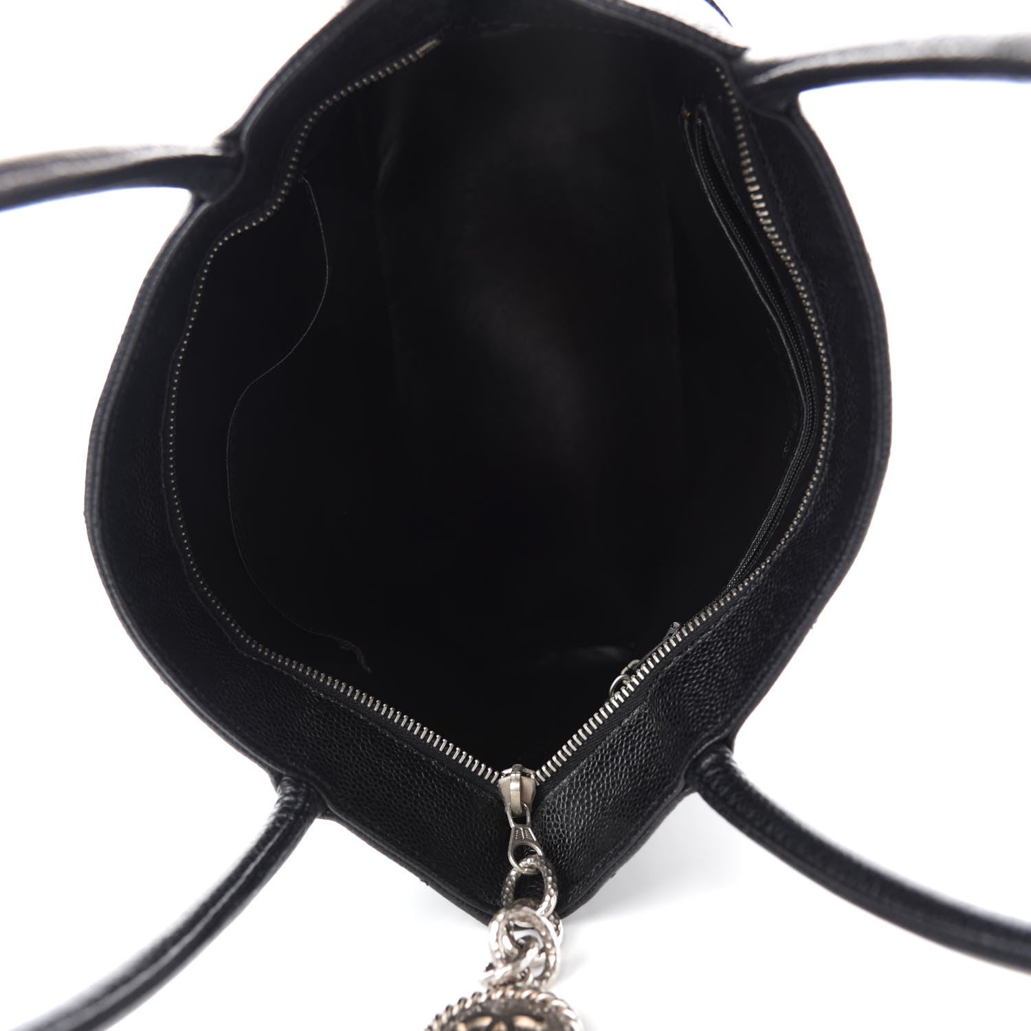 Chanel Caviar Quilted Medallion Tote Black 5 of 10