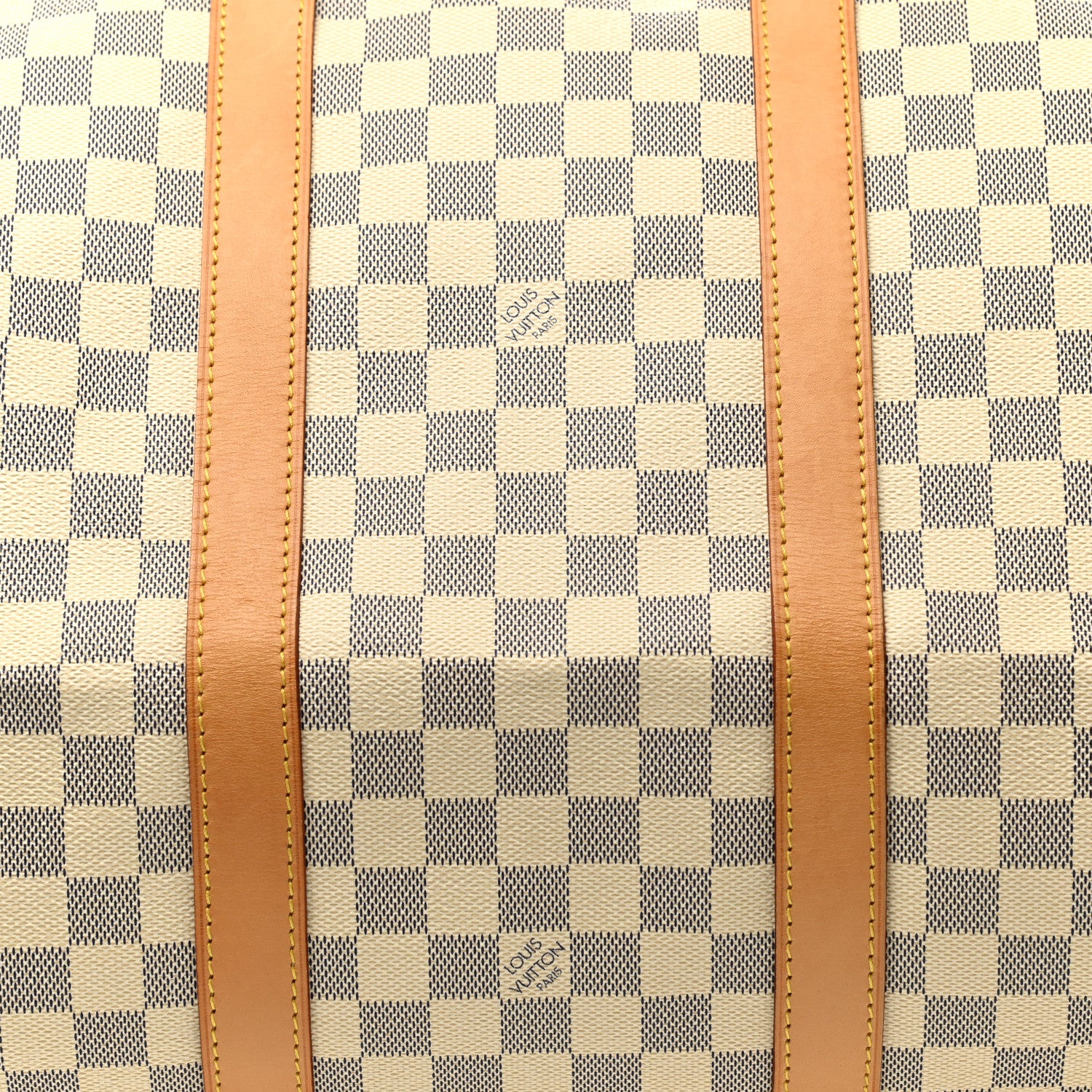 Louis Vuitton Damier Azur Keepall Bandouliere 55 9 of 11