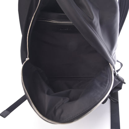 Burberry Nylon Logo Print Backpack Black 5 of 9