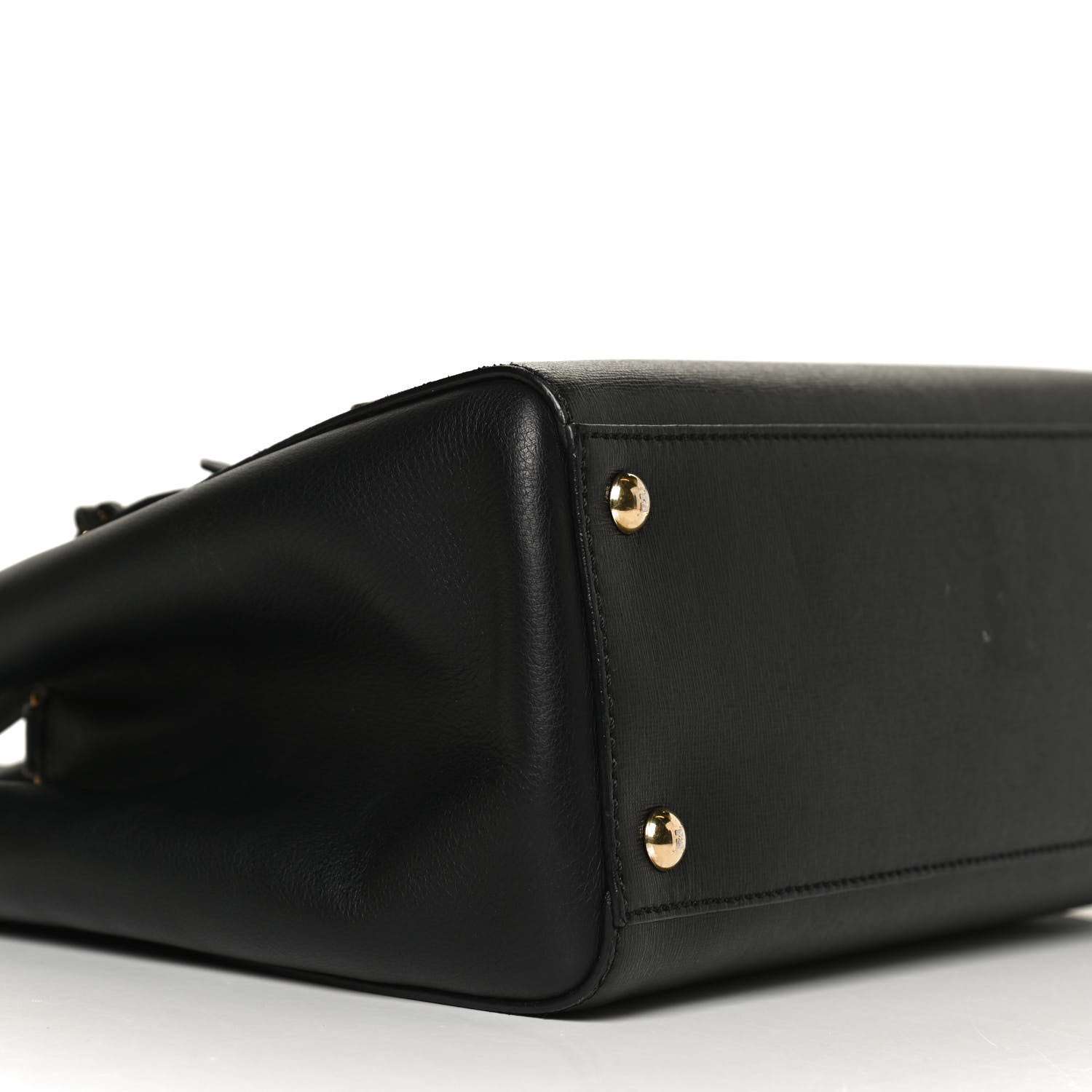 Fendi Vitello Elite Petite 2Jours Tote Black 9 of 12