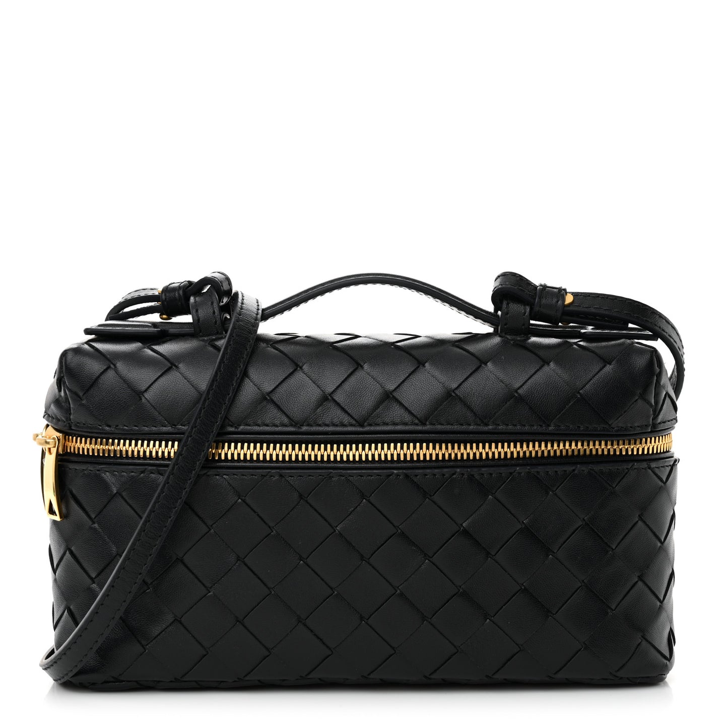 Calfskin Intrecciato Bang Bang Vanity Case Nocturnal