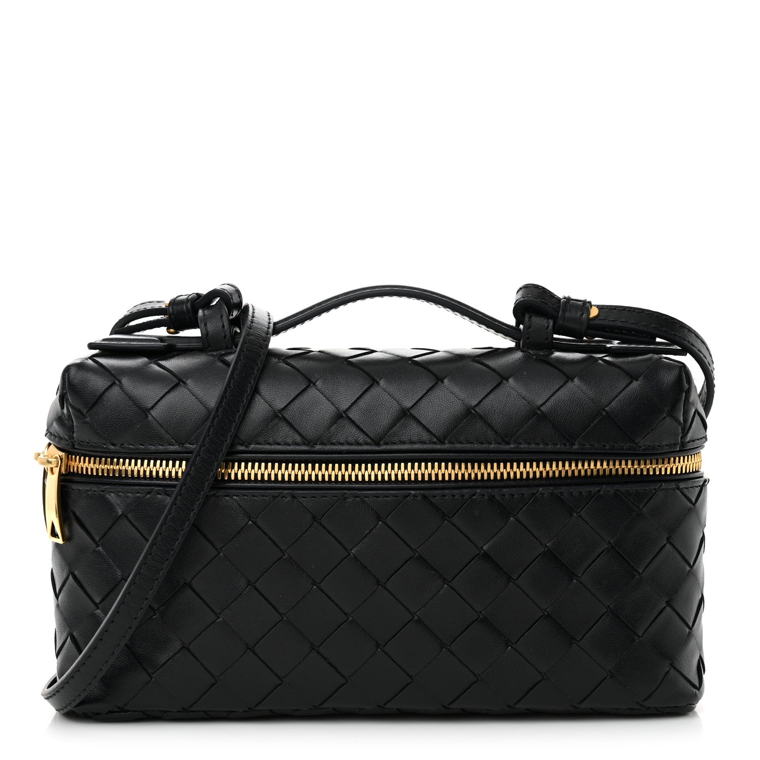 Bottega Veneta Calfskin Intrecciato Bang Bang Vanity Case Nocturnal 1 of 10