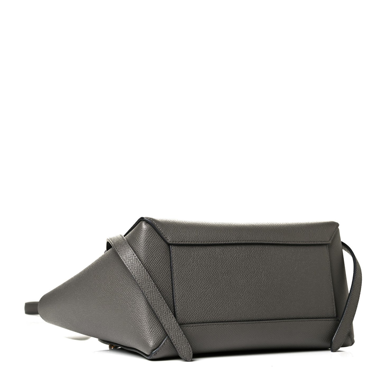 Grained Calfskin Micro Belt Bag Grey