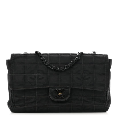 Chanel Nylon Medium Travel Flap Black 1 of 11