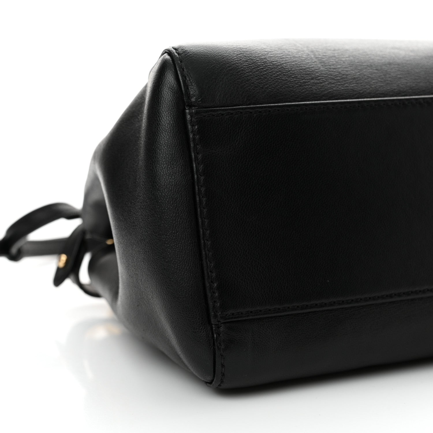 Fendi Nappa Mini Peekaboo Iconic Satchel Black 9 of 10