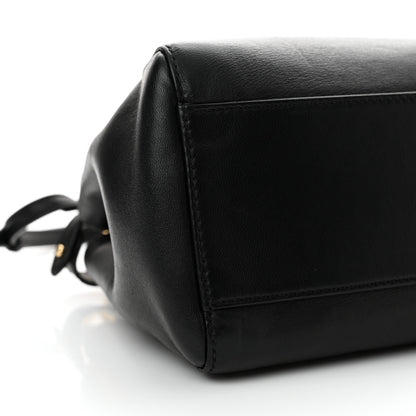 Fendi Nappa Mini Peekaboo Iconic Satchel Black 9 of 10