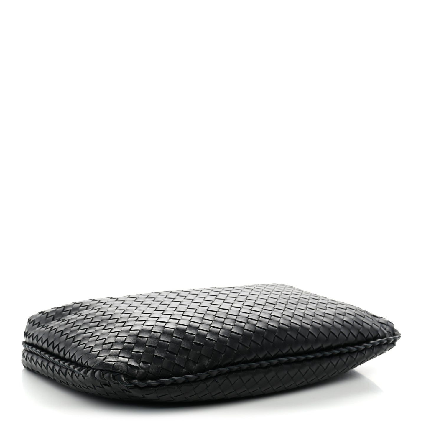 Nappa Intrecciato Medium Veneta Hobo Black